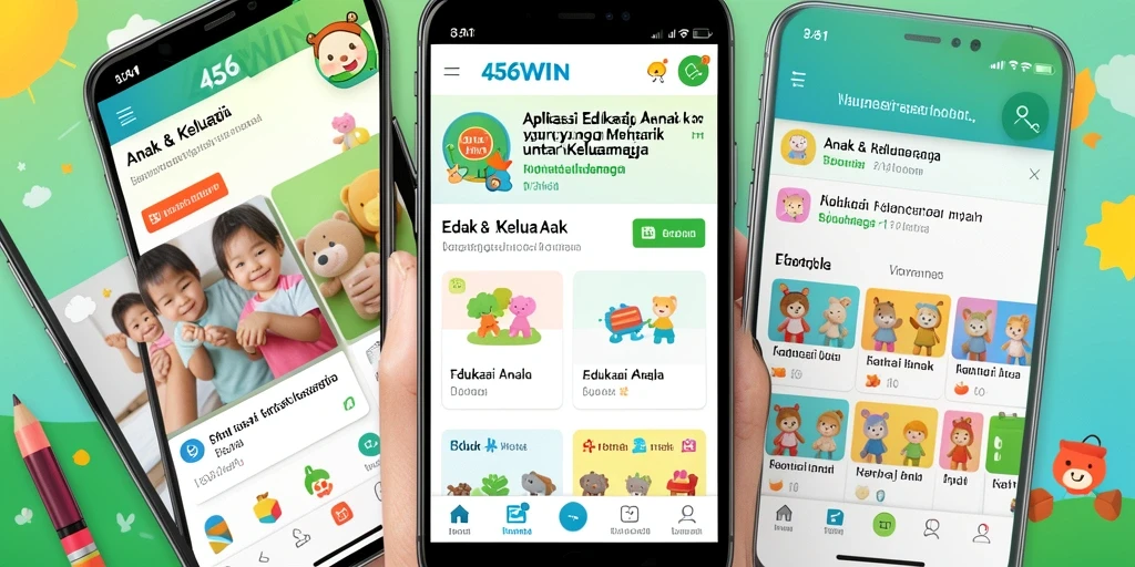 Tampilan antarmuka aplikasi 456WIN yang interaktif dan edukatif.