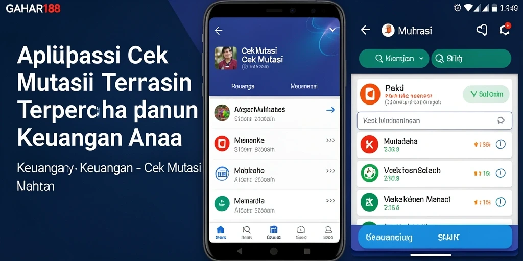 Tampilan antarmuka GAHAR188 untuk Cek Mutasi yang intuitif dan modern.