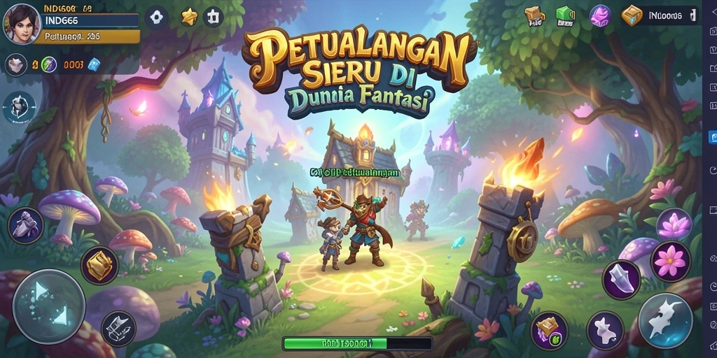 Antarmuka permainan IND666 yang menarik dan interaktif.