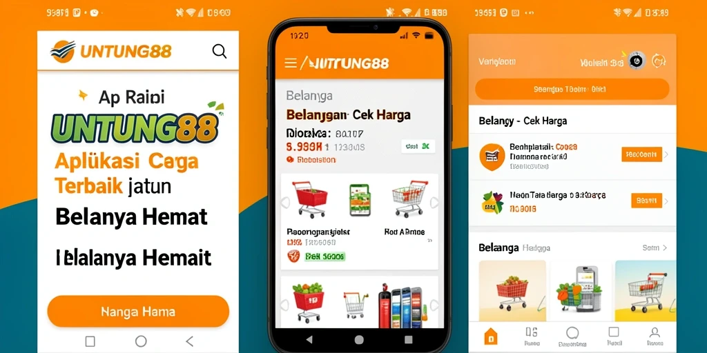 Antarmuka aplikasi Cek Harga UNTUNG88 yang user-friendly.