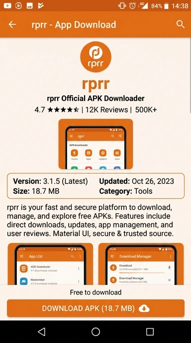 Panduan Unduh dan Instal APK rprr untuk Android